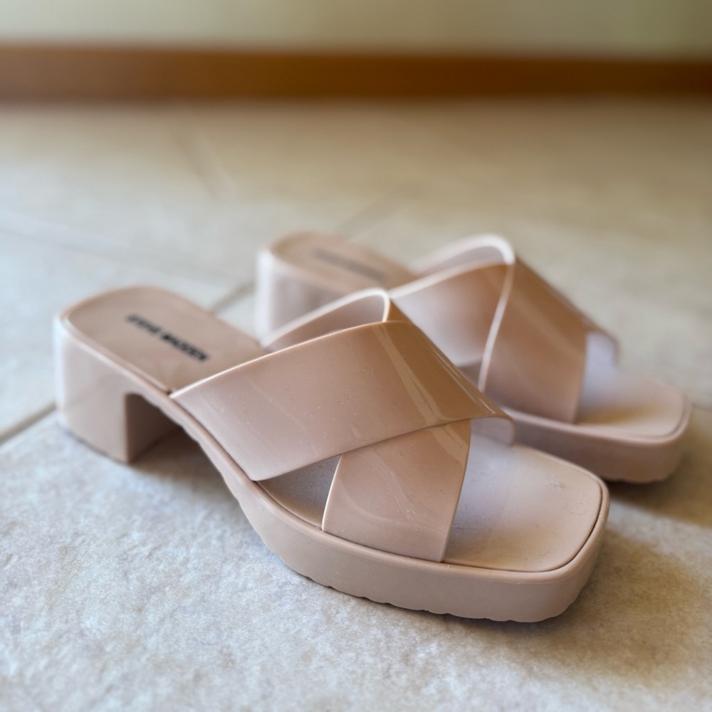 Steve Madden Blush Chunky Heels